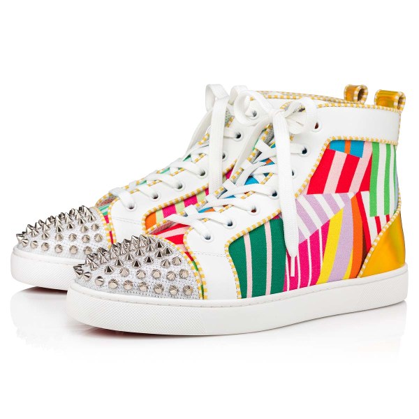 Tenis Christian Louboutin Barata - Lou Spikes Hombre Grises